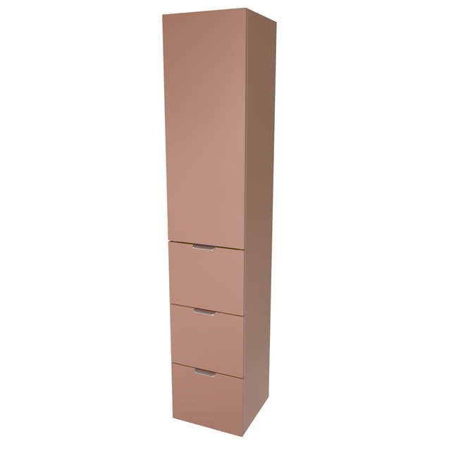 VikingBad MIE TREND H176 3S Høyskap Plomme VikingBad Høyskap bad VB-116629