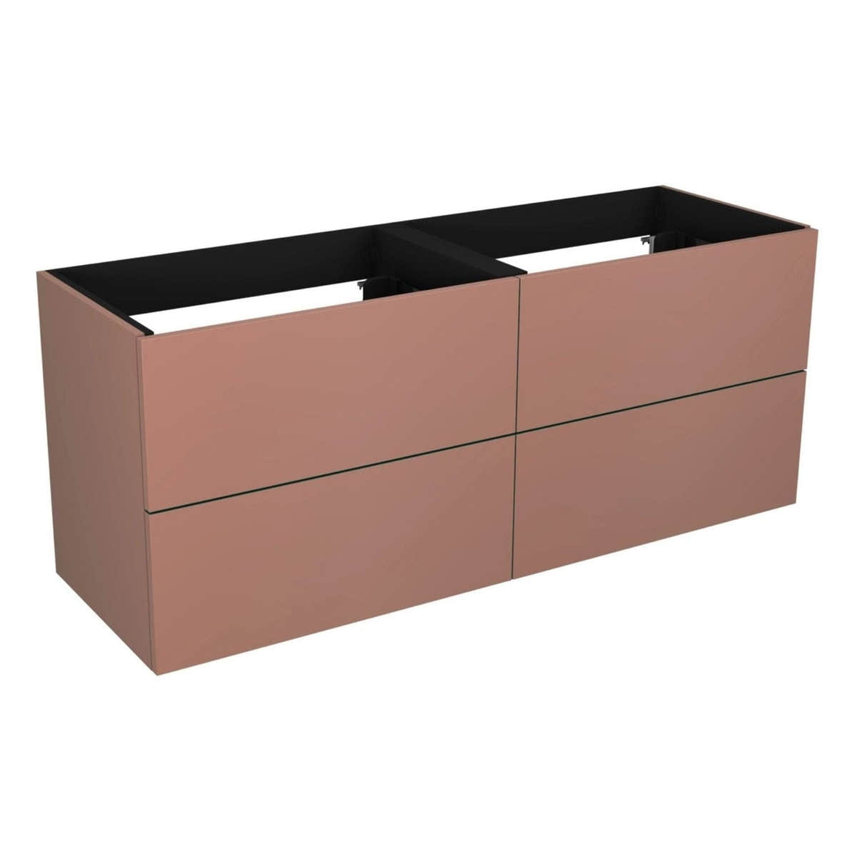 Vikingbad MIE TREND Servantskap B60-180cm Terracotta / 120cm dobbel 4skuff VikingBad Servantskap VB-115427