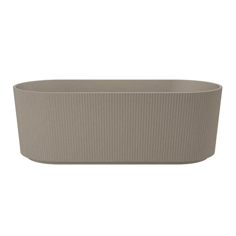 VikingBad MORVIGA Badekar 150 Varm grå-beige matt VikingBad Firkantet badekar VB-017742-05