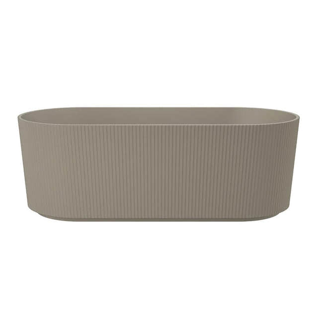 VikingBad MORVIGA Badekar 150 Varm grå-beige matt VikingBad Firkantet badekar VB-017742-05