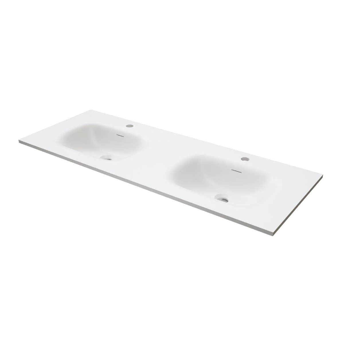 VikingBad Nea Møbelservant Rett Hvit matt / 120cm dobbel VikingBad Møbelservant VB-022310-02