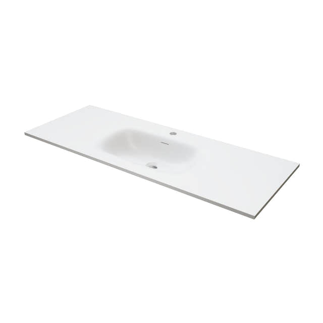 VikingBad Nea Møbelservant Rett Hvit matt / 120cm VikingBad Møbelservant VB-022309-02