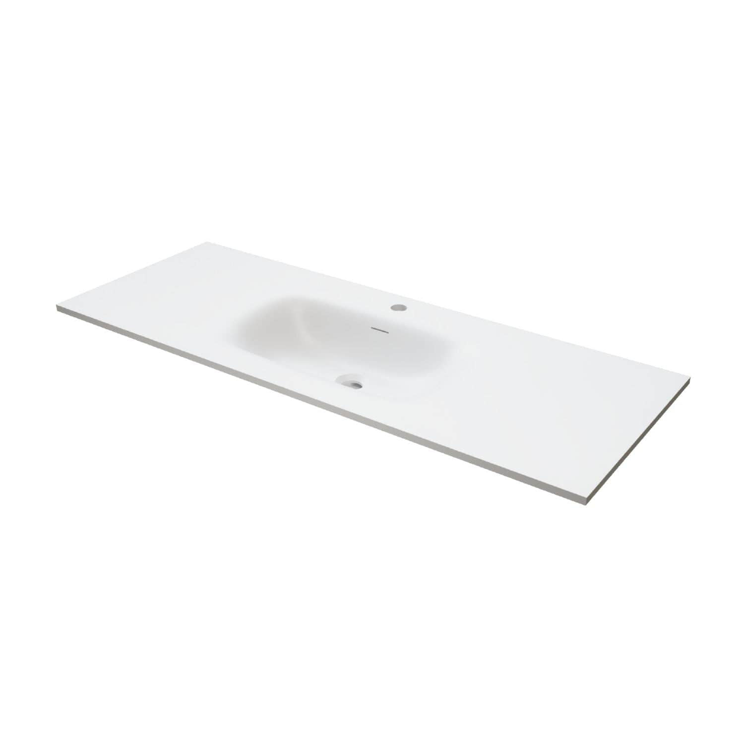 VikingBad Nea Møbelservant Rett Hvit matt / 120cm VikingBad Møbelservant VB-022309-02
