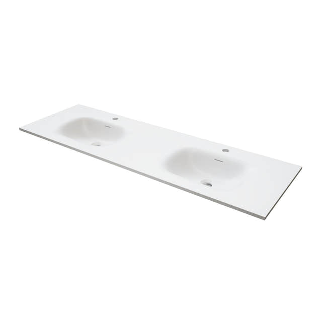VikingBad Nea Møbelservant Rett Hvit matt / 140cm dobbel VikingBad Møbelservant VB-022313-02