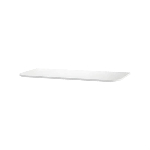 VikingBad Solid Surface Avrundet Benkeplate D46 Hvit matt / 90cm VikingBad Benkeplate bad VB-024273-02