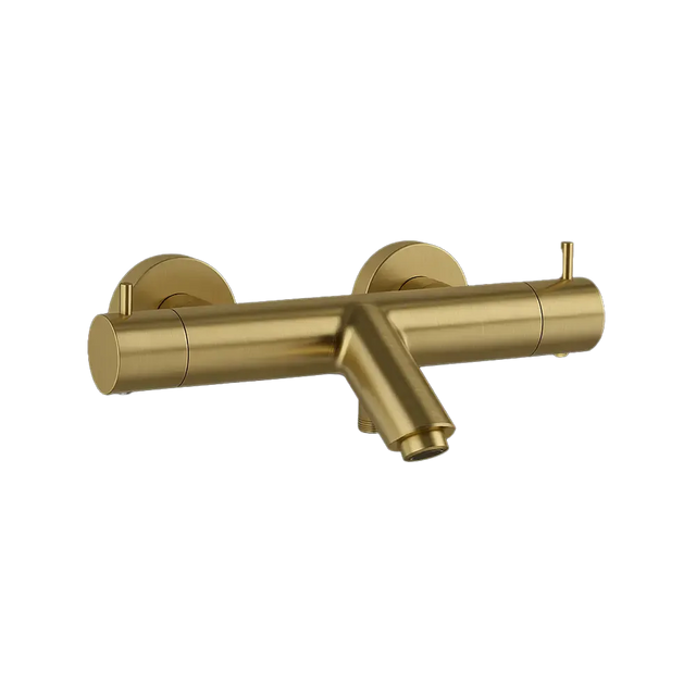 Vikingbad Tenge II Badekararmatur Børstet messing VikingBad Badekararmatur VB-014496-07