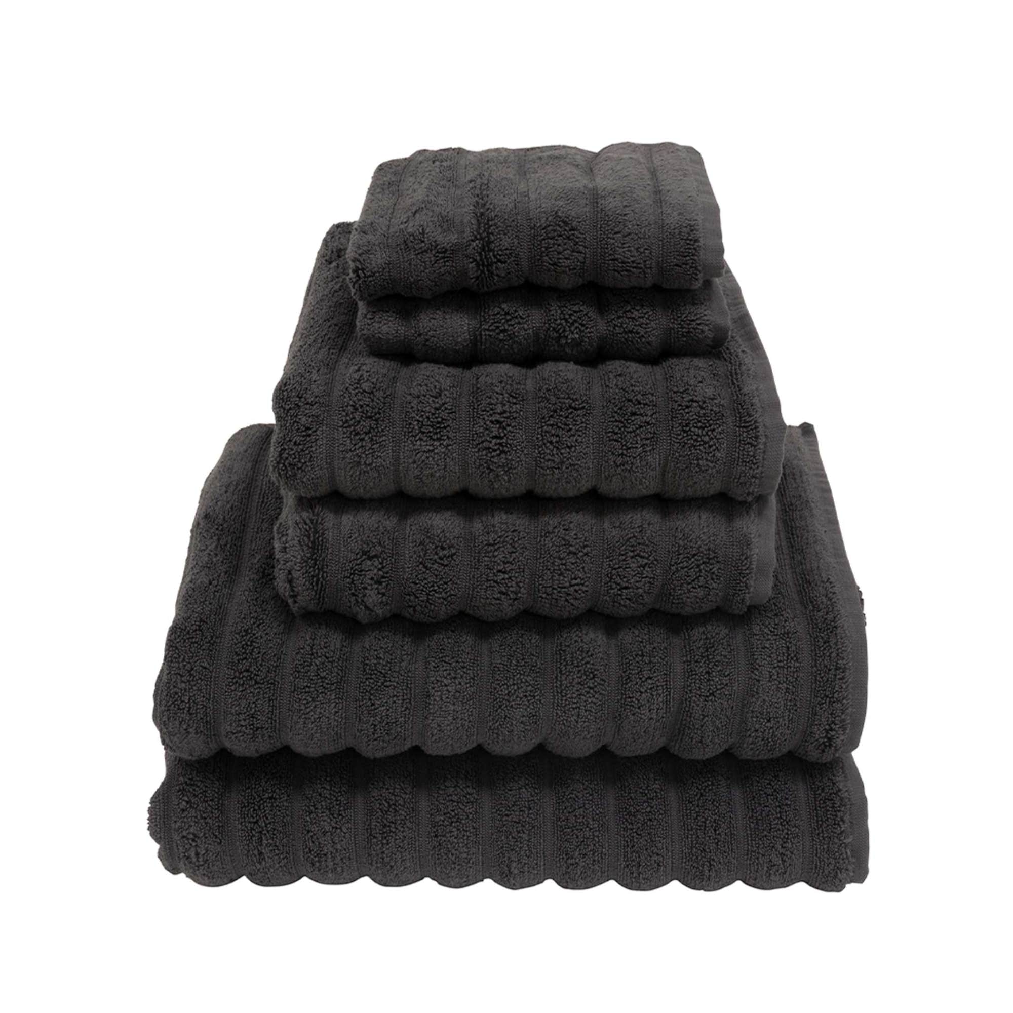 VikingBad Ultramyk Håndhåndkle 50x100cm - 2stk pr pakke Mørk grå VikingBad Håndklær