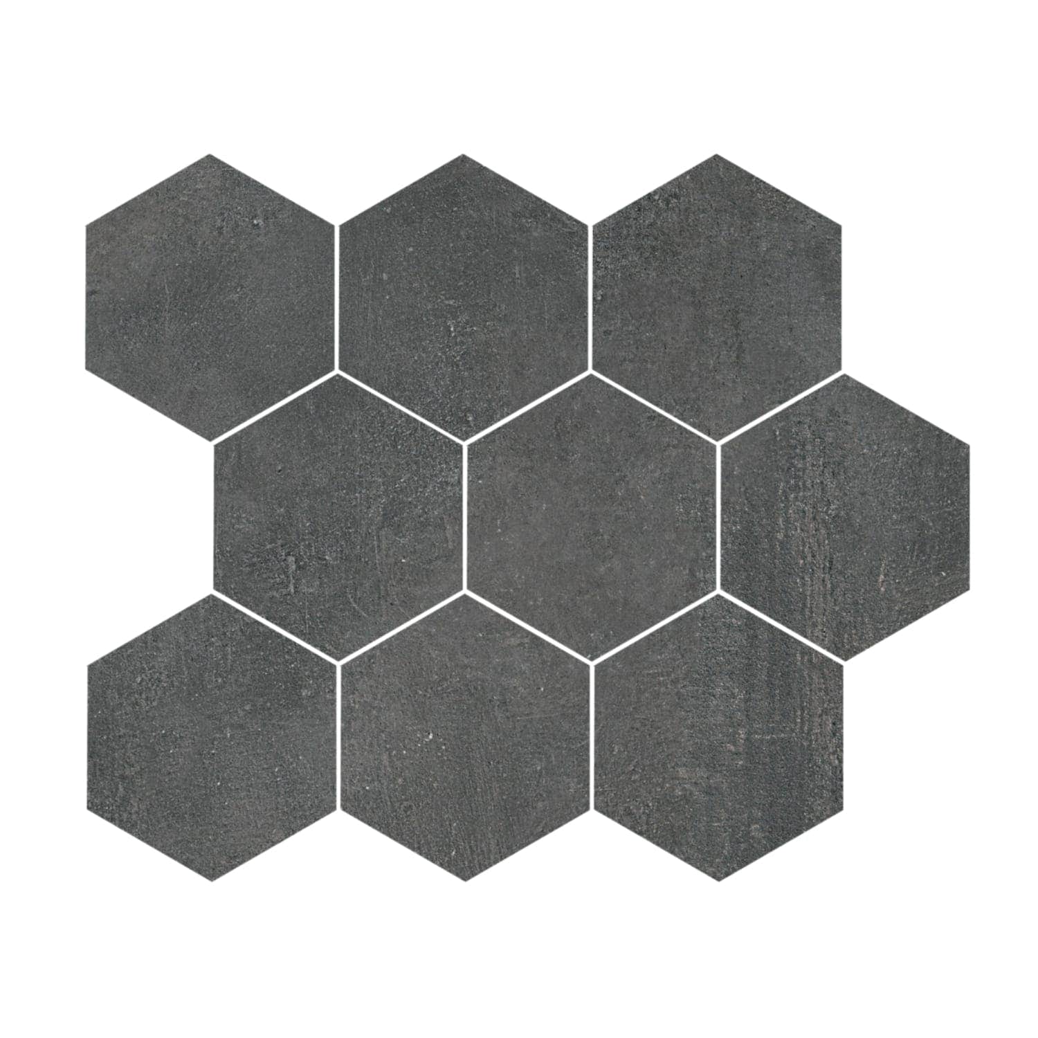 Vikingbad URBAN SPACE Hexagon vegg- / gulvflis Ardesia / 10x10cm VikingBad Fliser VB-117439