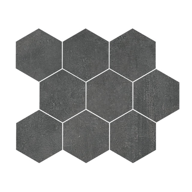 Vikingbad URBAN SPACE Hexagon vegg- / gulvflis Ardesia / 10x10cm VikingBad Fliser VB-117439