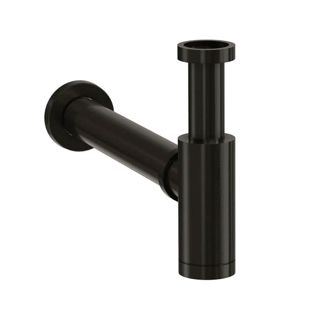 VikingBad Vannlås servant 40mm G1 1/4 Universal Børstet svart / 40mm VikingBad Vannlås VB-011949-05