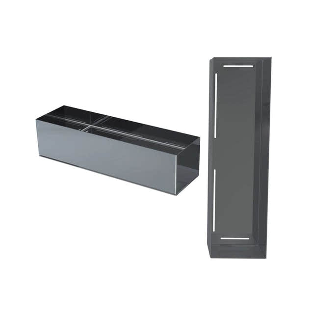 Vikingbad Vega Dusjhylle Rett Krom VikingBad Dusjhylle VB-018265-01