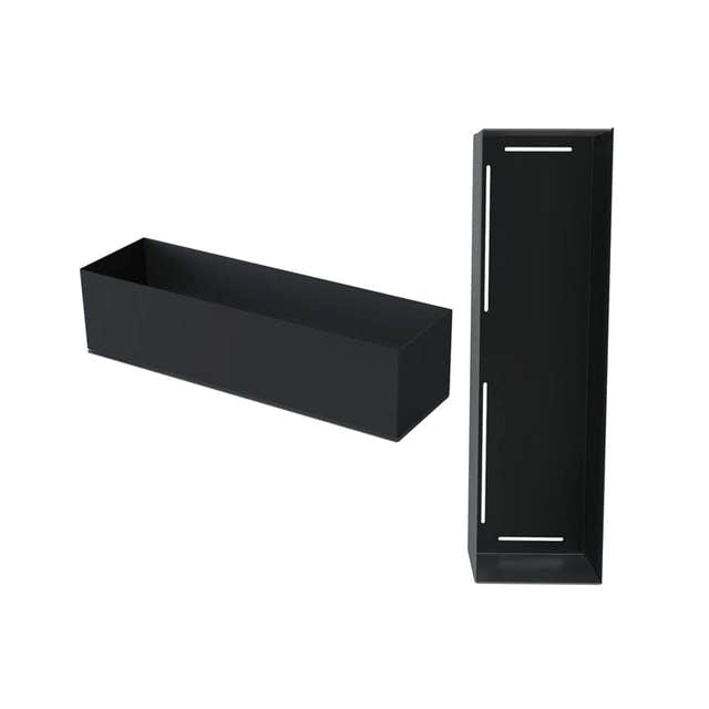 Vikingbad Vega Dusjhylle Rett Svart matt VikingBad Dusjhylle VB-018265-02
