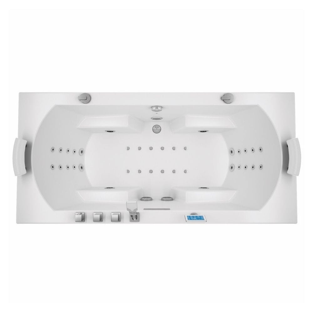 Vikingbad VIGEN massasjebad Hvit / 180cm / System 3+ VikingBad Boblebadekar VB-025697-01