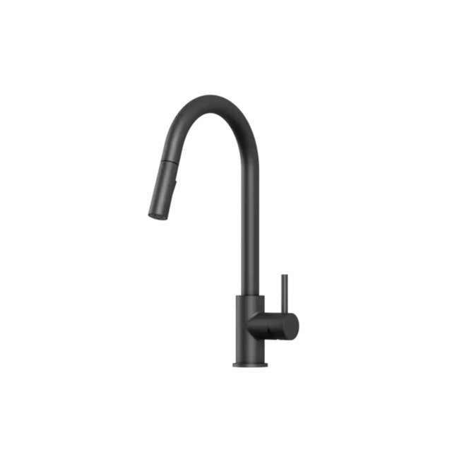 Vikingbad VILJE kjøkkenarmatur med uttrekkbar tut Svart matt VikingBad Kjøkkenarmatur VB-026203-02