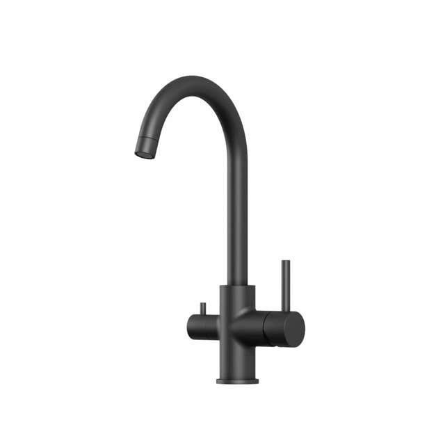 Vikingbad VILJE med stengekran kjøkkenarmatur Svart matt VikingBad Kjøkkenarmatur VB-026201-02