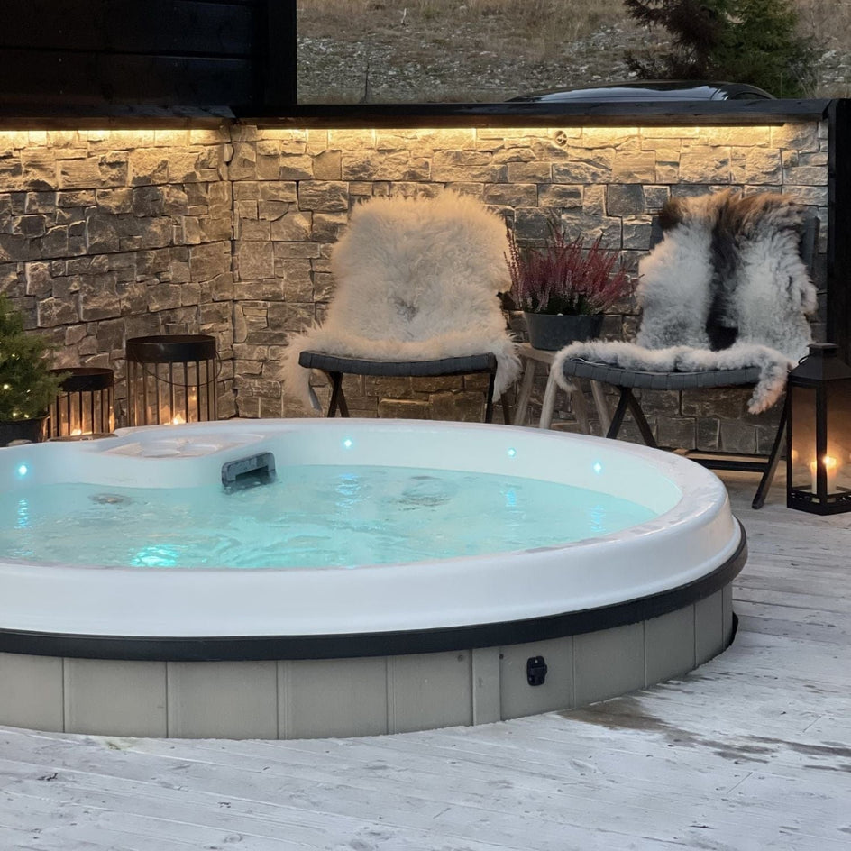 VikingSpa Viking II Utendørs Massasjebad VikingBad Utendørs boblebad VB-111118