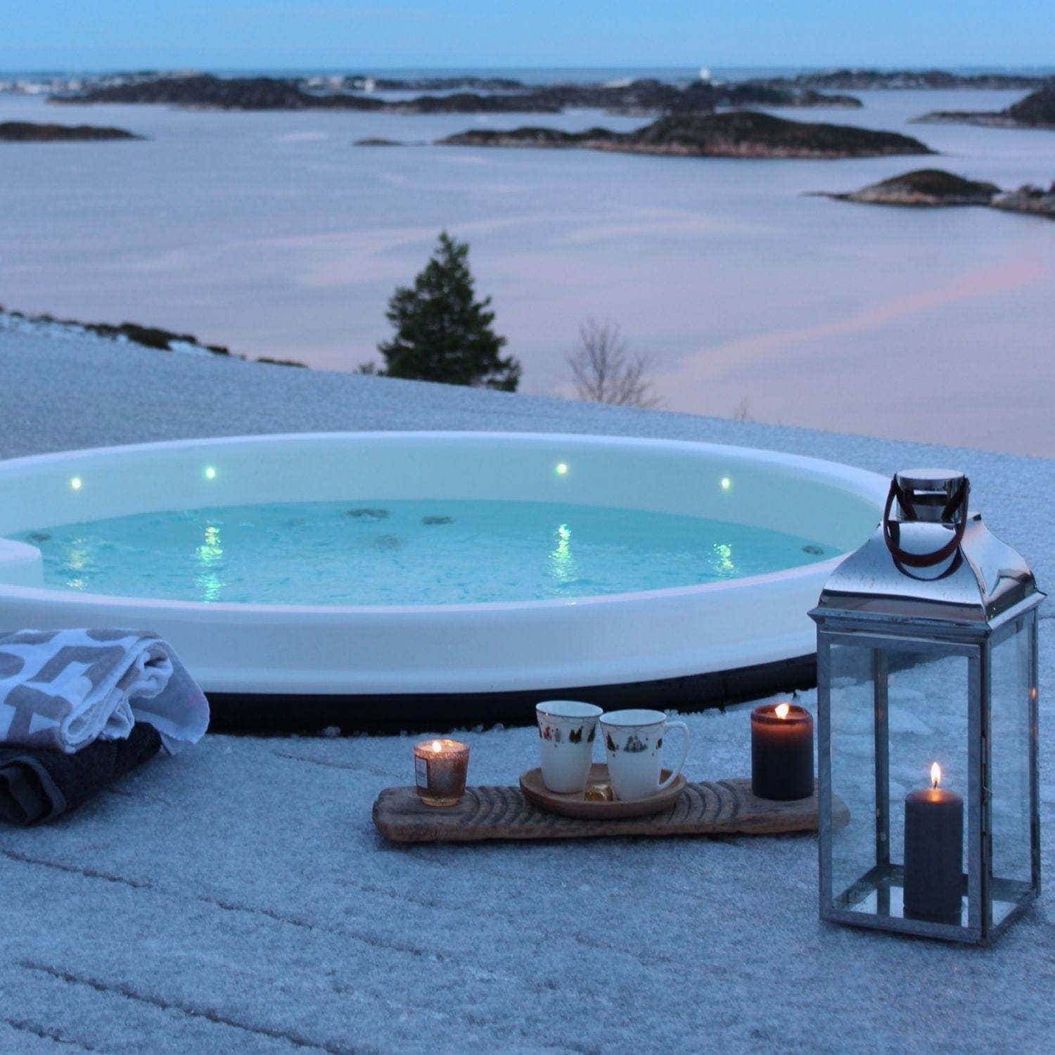 VikingSpa Viking II Utendørs Massasjebad VikingBad Utendørs boblebad VB-111118