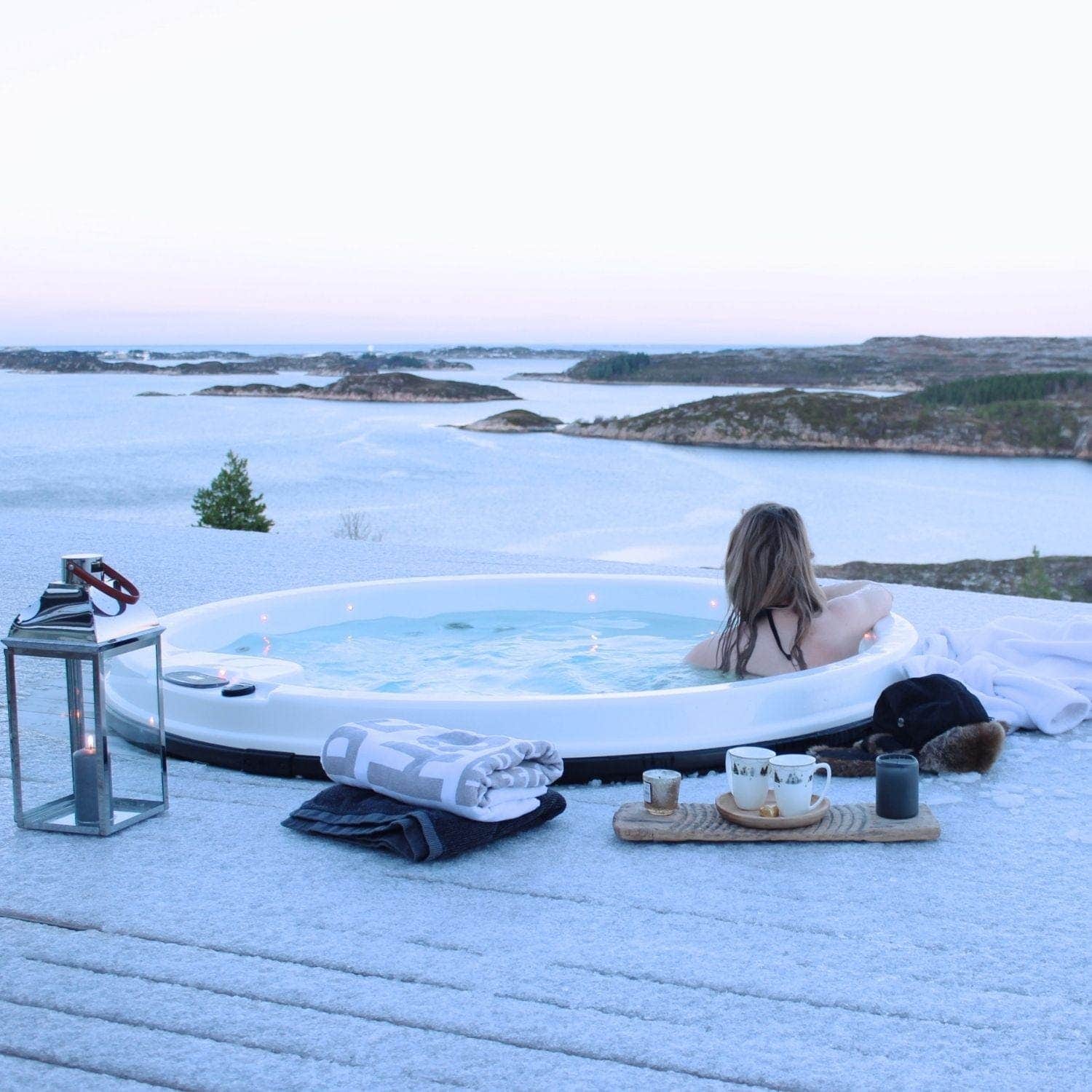 VikingSpa Viking II Utendørs Massasjebad VikingBad Utendørs boblebad VB-111118