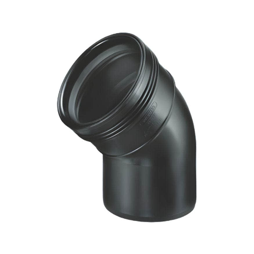 Wafix Bend PP 15-88,5° - Ø32-110mm 75mm / 45° Wavin Bend GRO-2215333