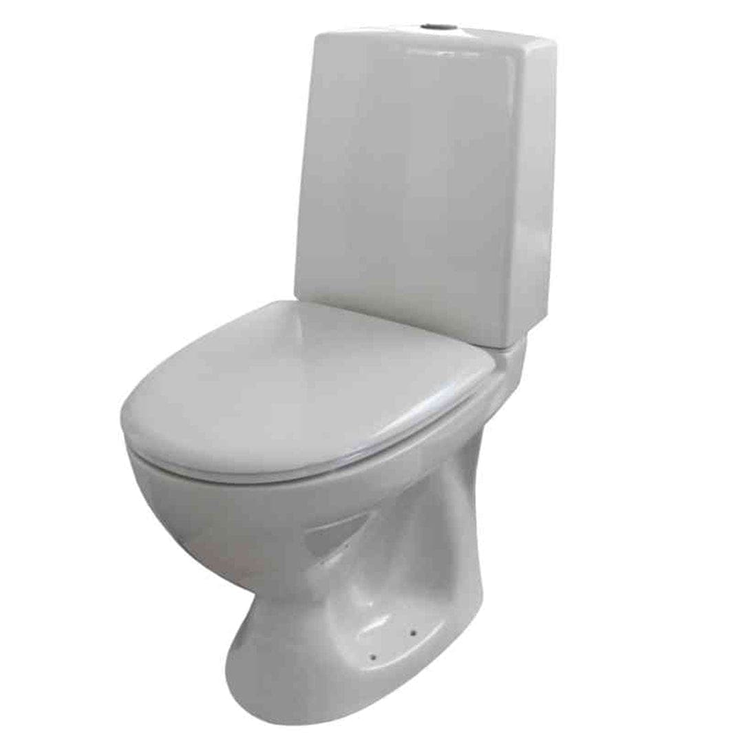 A-collection A4 Toalett Universalavløp P-lås - avløp til vegg/gulv Hvit A-collection Gulvstående toalett AH-6130893