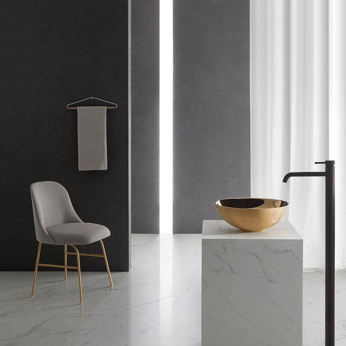 Bathco Brest Bolleservant Ø40,5cm - porselen Bathco Bolleservant