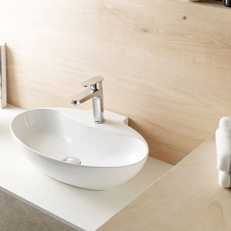 Bathco Malaga Bolleservant B60xD41cm - porselen Hvit Bathco Bolleservant KO-0034N