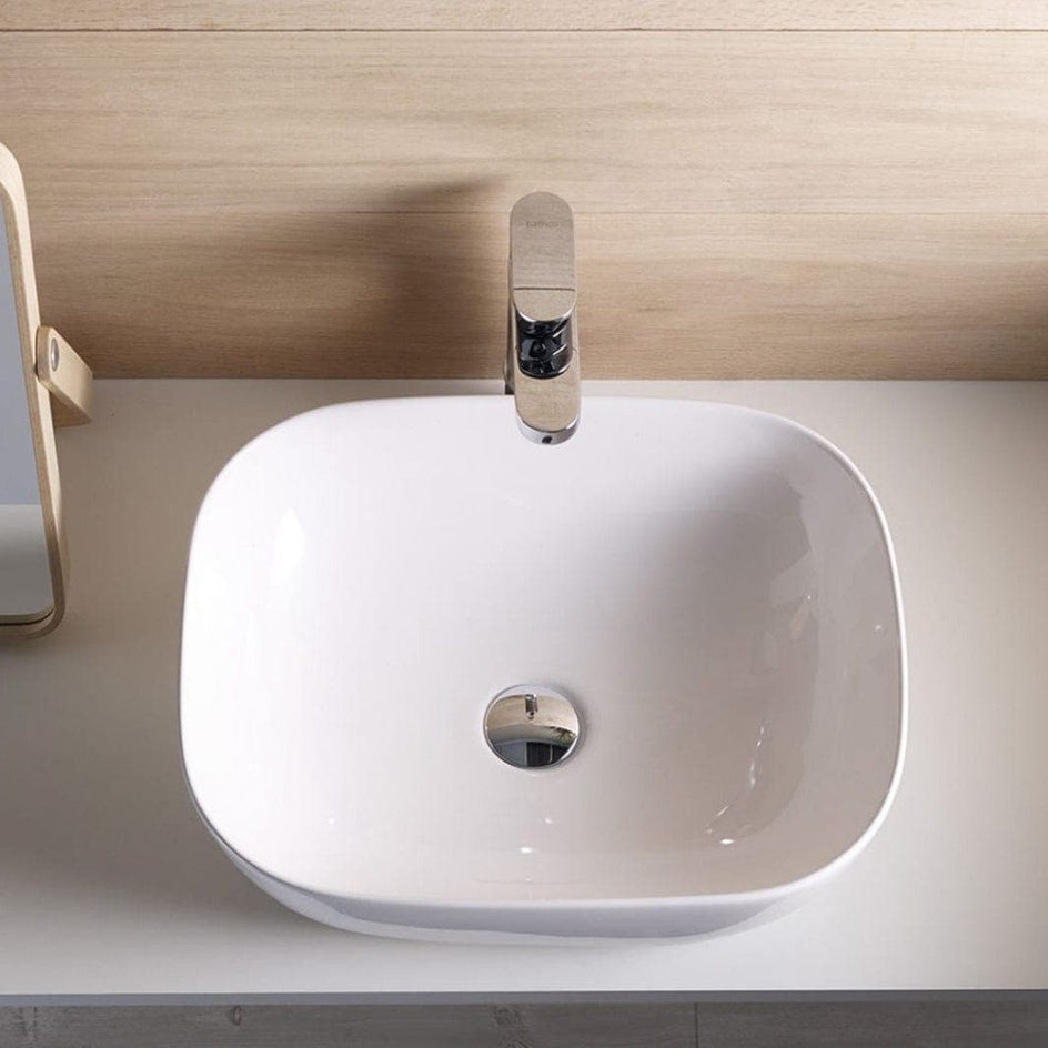 Bathco Olea Rectangular Bolleservant B49xD40cm - porselen Hvit Bathco Bolleservant KO-4072