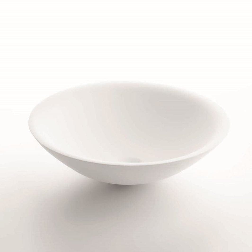 Bathco Piamonte Bolleservant Ø42cm - solid surface Hvit matt Bathco Bolleservant KO-6002bl