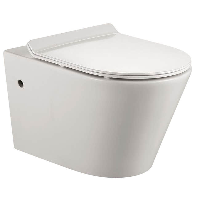 Bathco Sintra Toalettsete Hvit - Soft-Close Hvit Bathco Toalettsete KO-4551/TPSC
