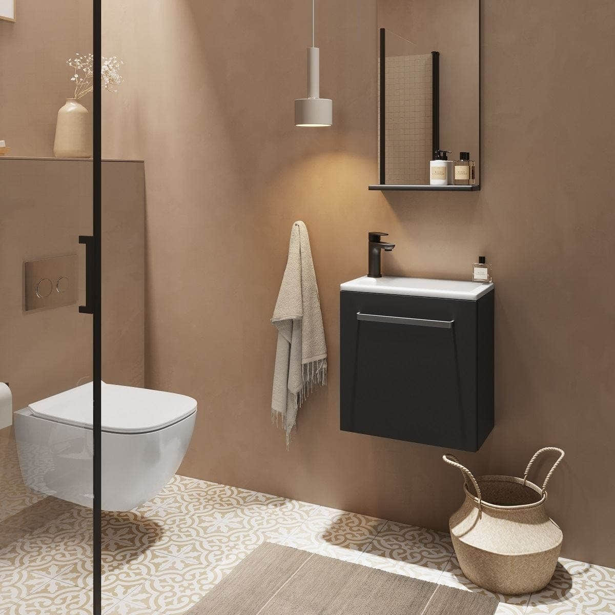 Bathco Sintra Veggskål m/soft-close sete - vegghengt toalett Hvit Bathco Vegghengt toalett KO-4551