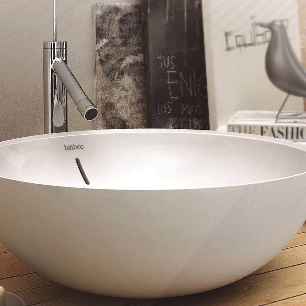 Bathco Villareal Bolleservant Ø42cm - porselen Hvit Bathco Bolleservant KO-4128