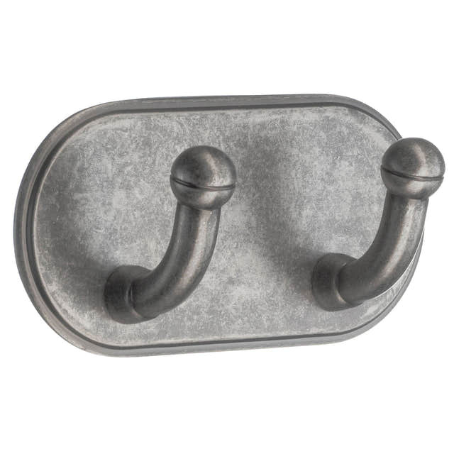 Beslagsboden Dobbel Krok 1121 - selvklebende Tinn Beslagsboden Knagger SM-BG1121