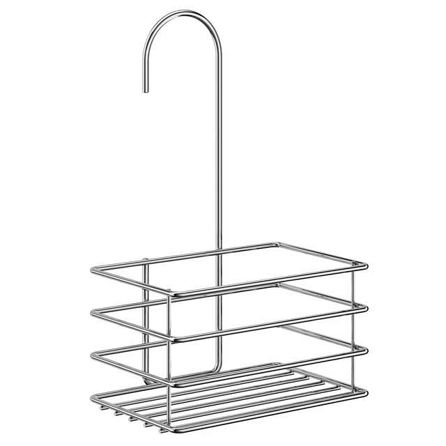 Beslagsboden dusjkurv for dusjblandebatteri 1216 Krom Beslagsboden Dusjhylle SM-B1216