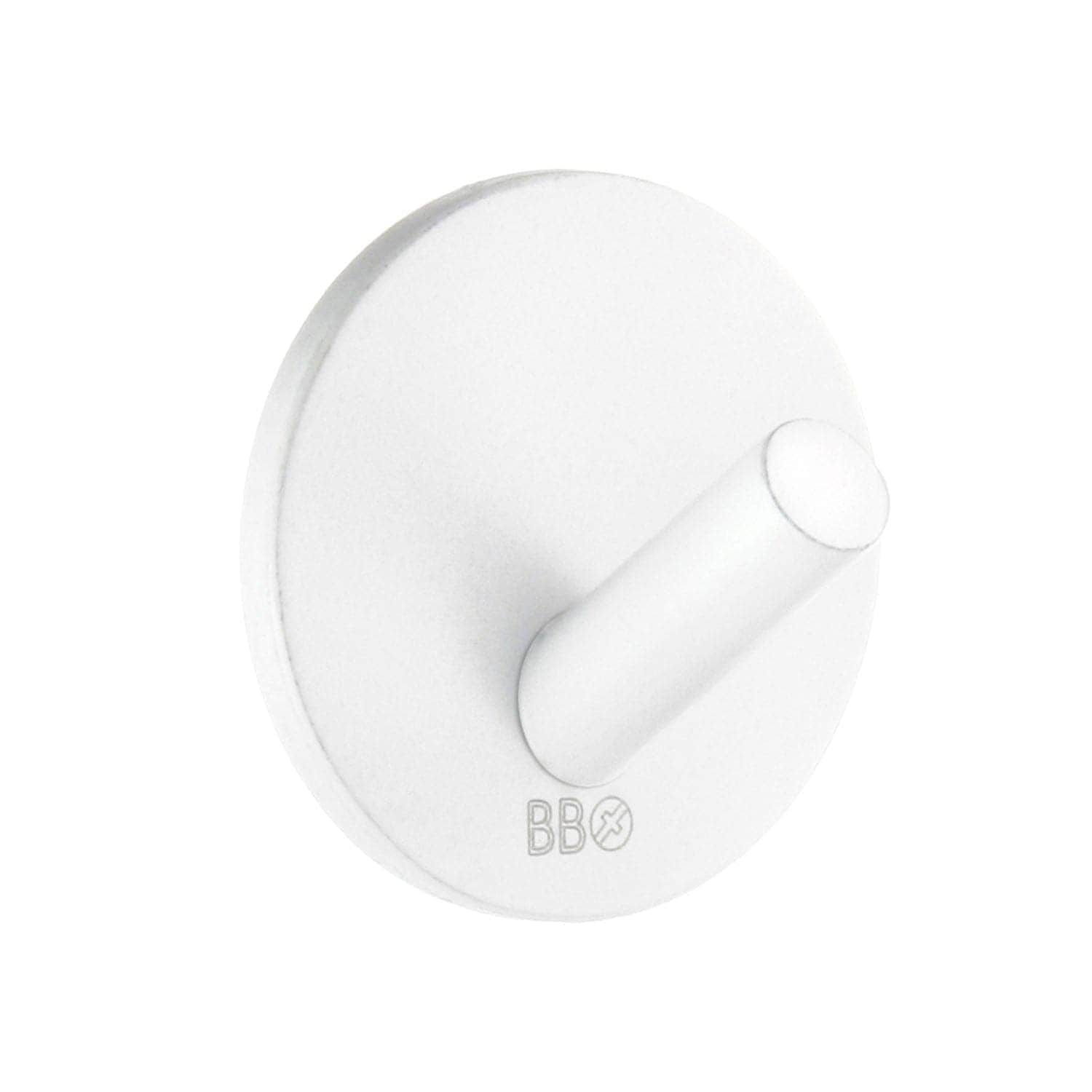 Beslagsboden Enkel Krok 1080/4 - selvklebende Hvit Beslagsboden Knagger SM-BX1080/4
