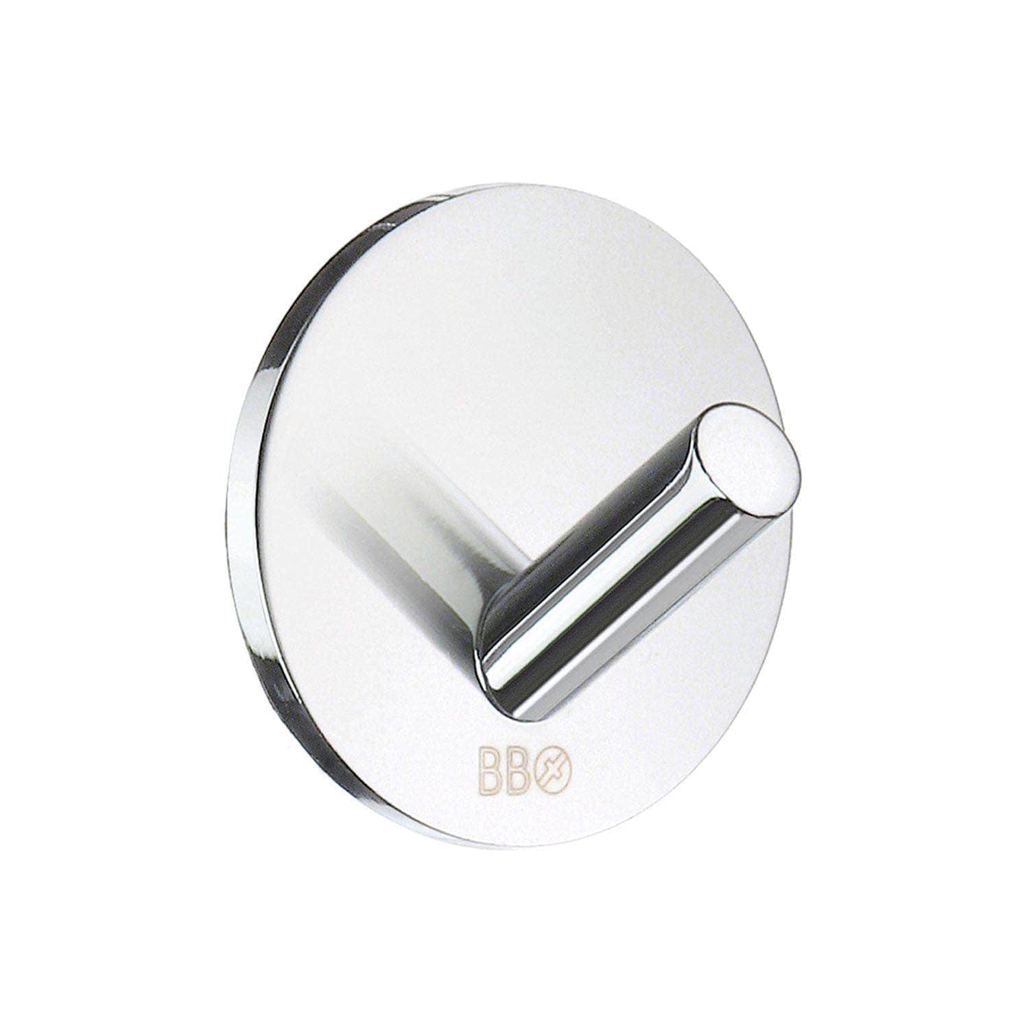Beslagsboden Enkel Krok 1080/4 - selvklebende Krom Beslagsboden Knagger SM-BK1080/4