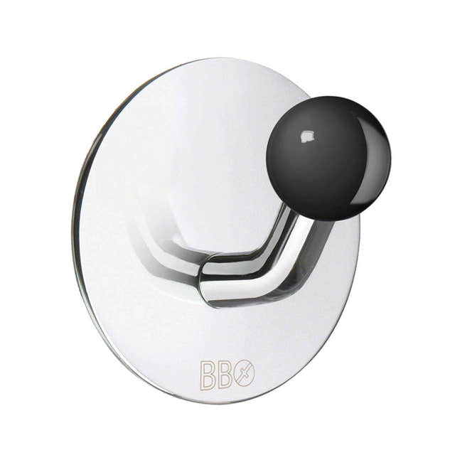 Beslagsboden Enkel Krok 1084 - selvklebende Krom Beslagsboden Knagger SM-BK1084