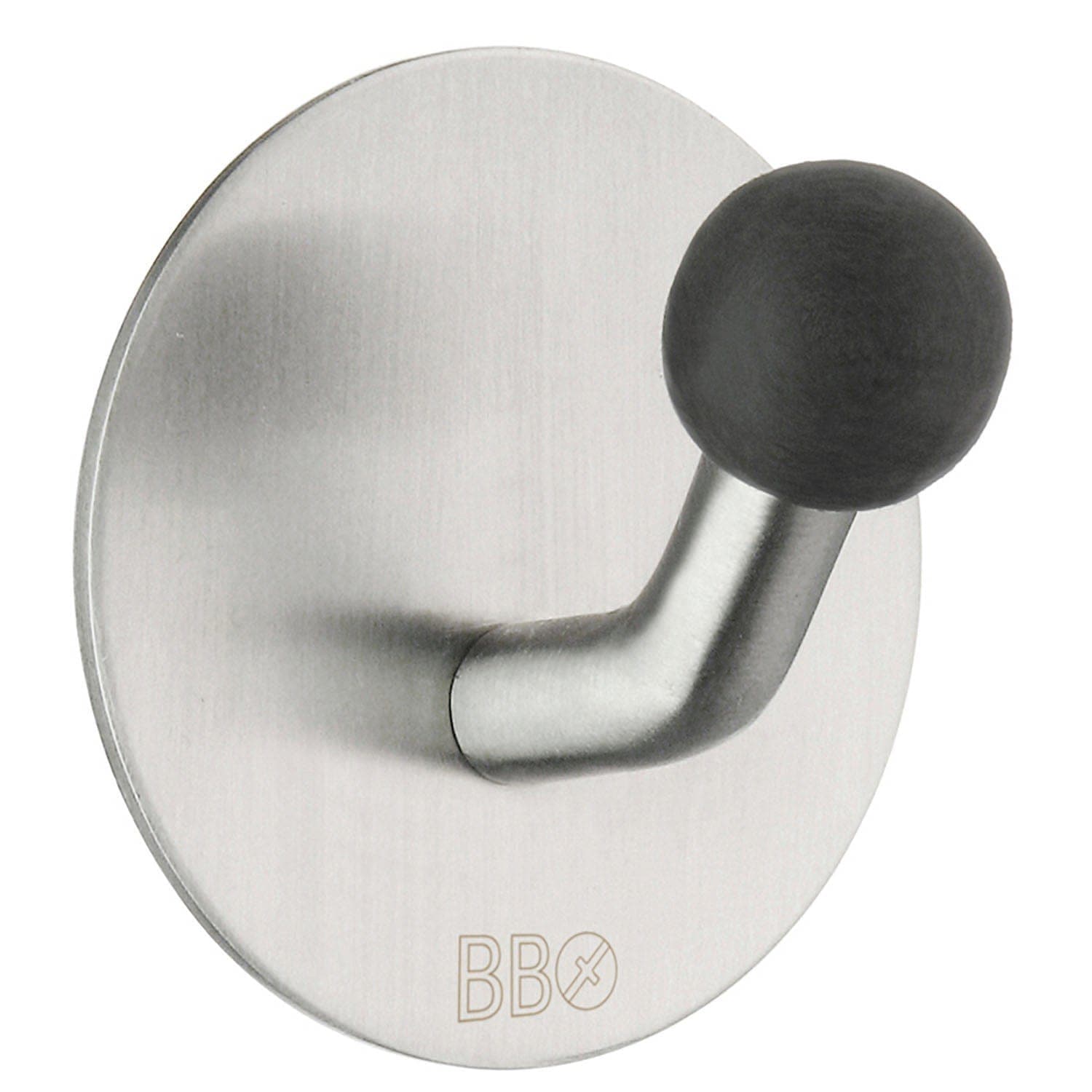 Beslagsboden Enkel Krok 1084 - selvklebende Matt krom Beslagsboden Knagger SM-B1084