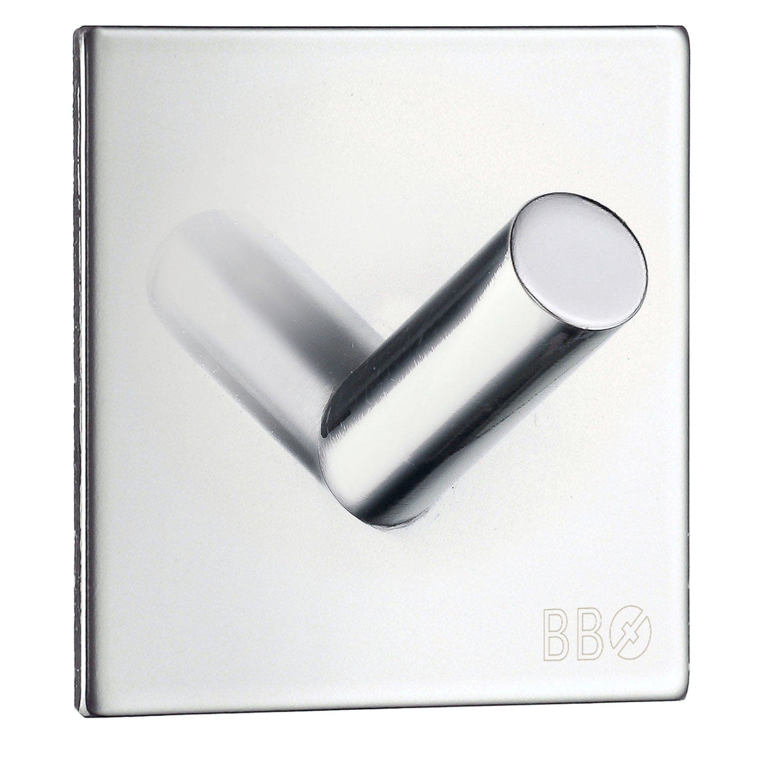 Beslagsboden Enkel Krok 1092 - selvklebende Krom Beslagsboden Knagger SM-BK1092