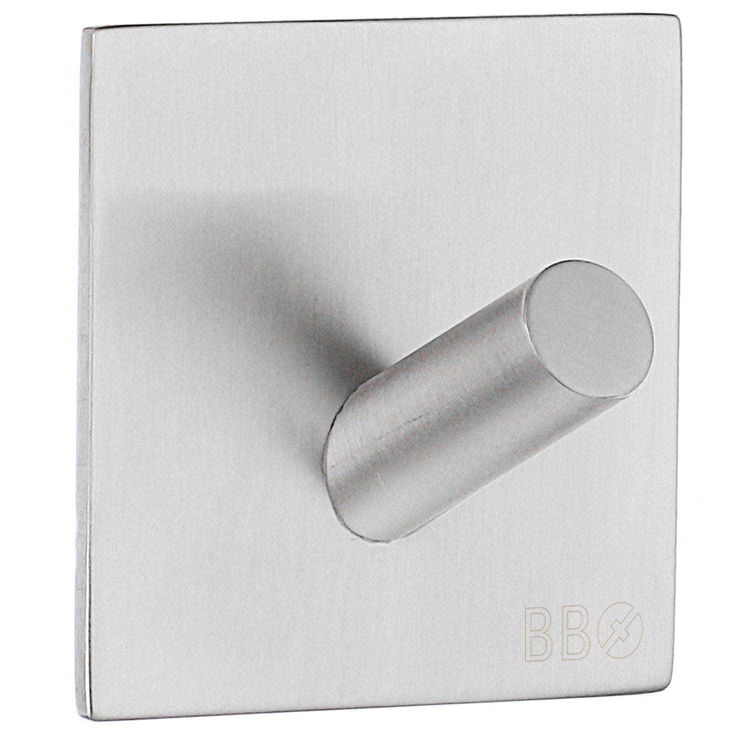 Beslagsboden Enkel Krok 1092 - selvklebende Matt krom Beslagsboden Knagger SM-B1092