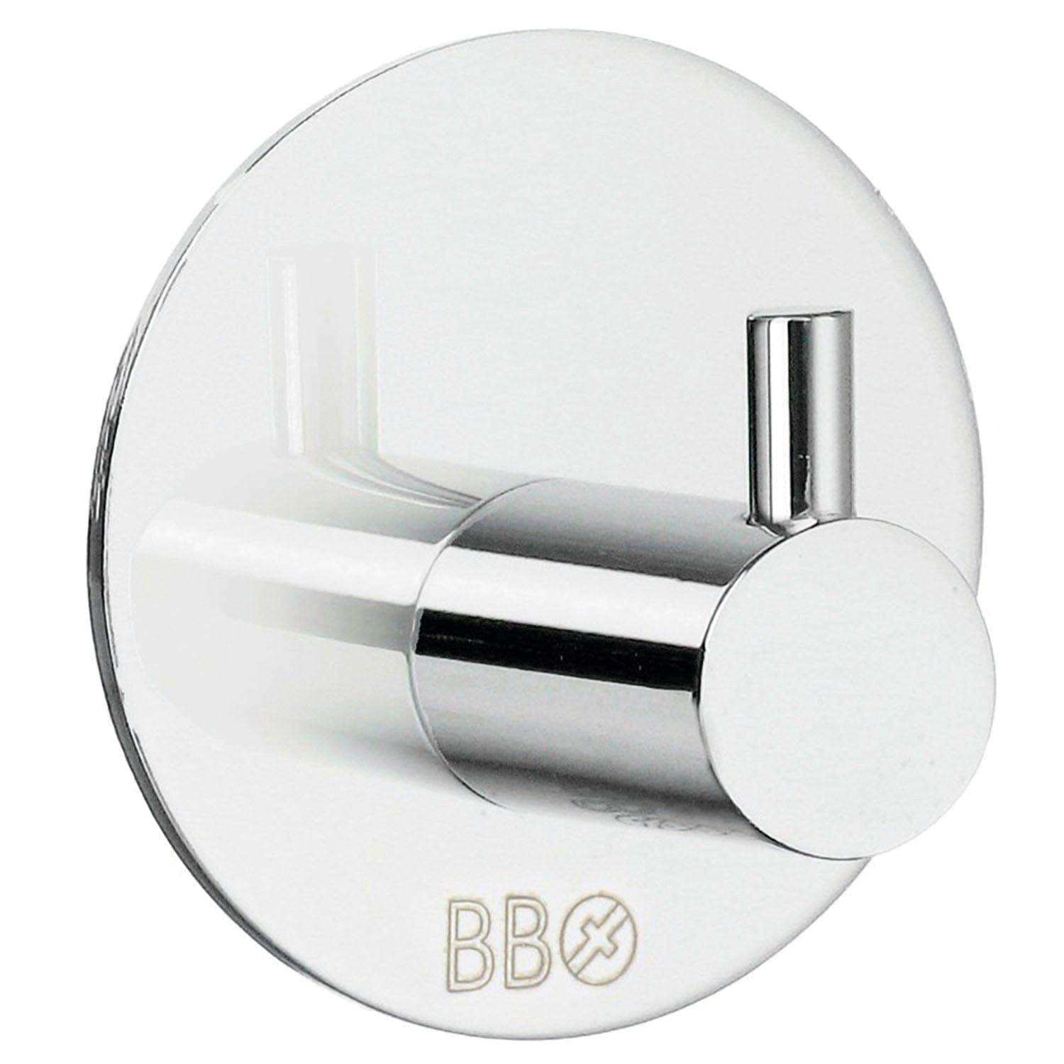 Beslagsboden Enkel Krok 1101 - selvklebende Krom Beslagsboden Knagger SM-BK1101