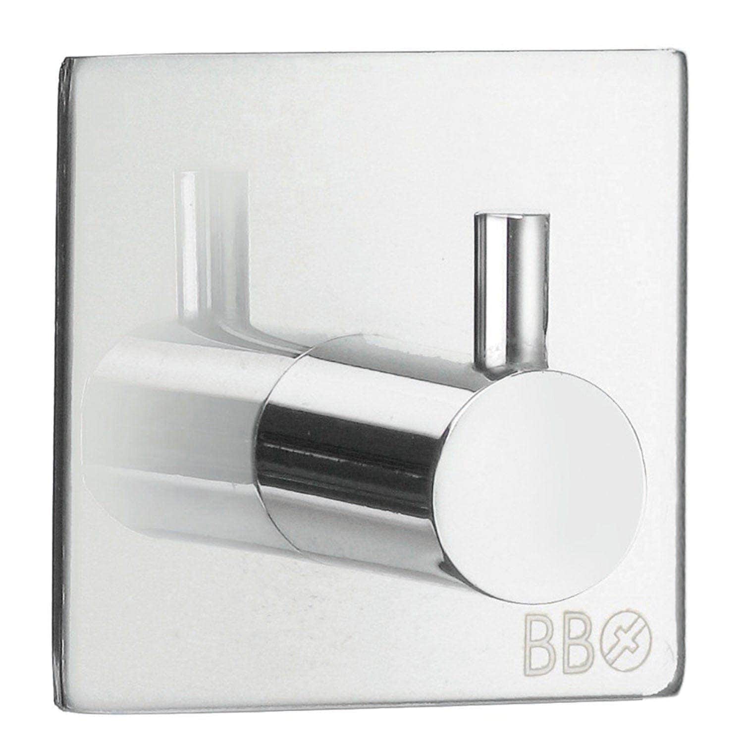 Beslagsboden Enkel Krok 1105 - selvklebende Krom Beslagsboden Knagger SM-BK1105