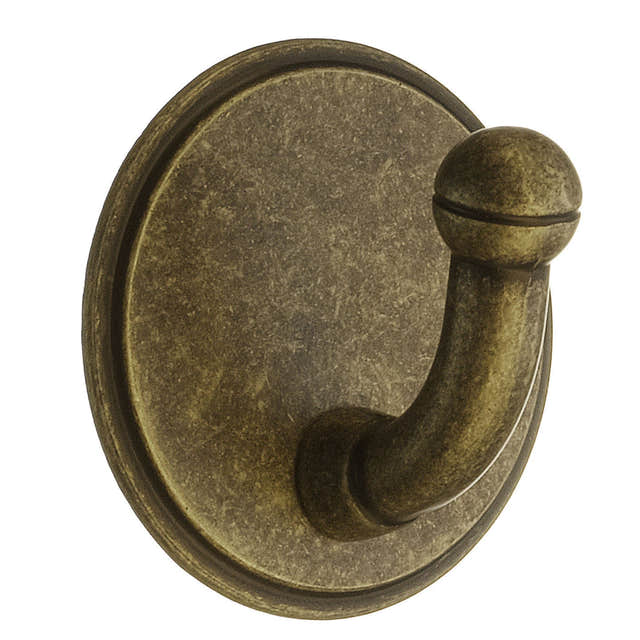 Beslagsboden Enkel Krok 1120 - selvklebende Antikk messing Beslagsboden Knagger SM-BA1120