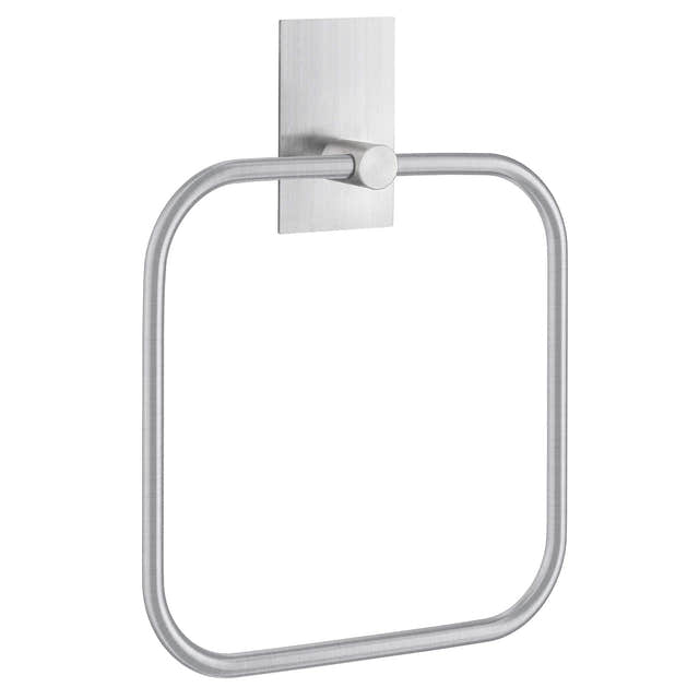 Beslagsboden håndklering 1038 - selvklebende Matt krom Beslagsboden Håndkleholder SM-B1038