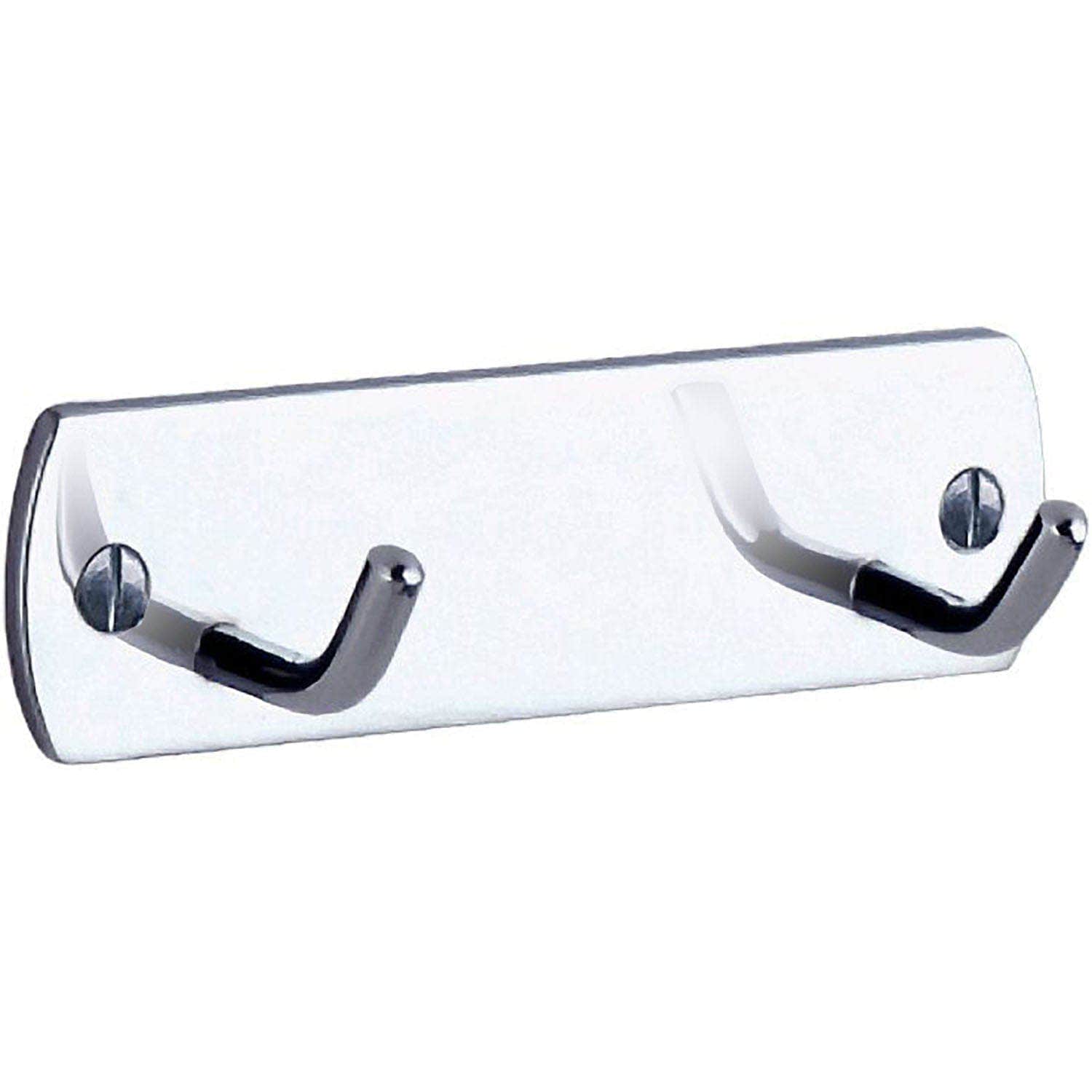 Beslagsboden Krok Dobbel B456 Krom Beslagsboden Knagger SM-B456K