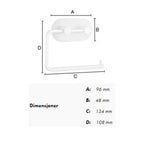 Beslagsboden 1097 Toalettrullholder