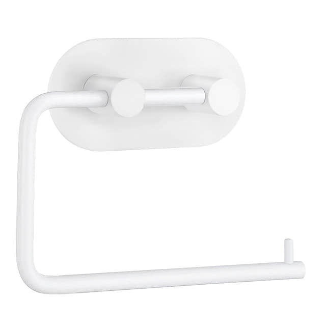 Beslagsboden Toalettpapirholder 1097 - selvklebende Hvit Beslagsboden Toalettrullholder SM-BX1097