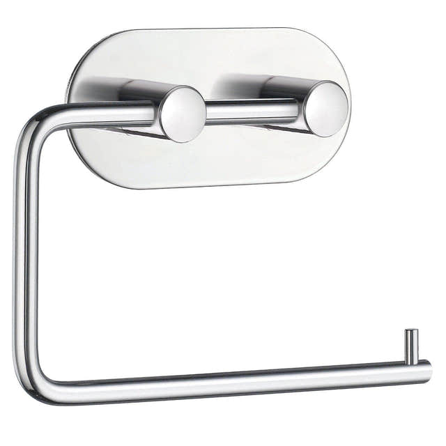 Beslagsboden Toalettpapirholder 1097 - selvklebende Krom Beslagsboden Toalettrullholder SM-BK1097