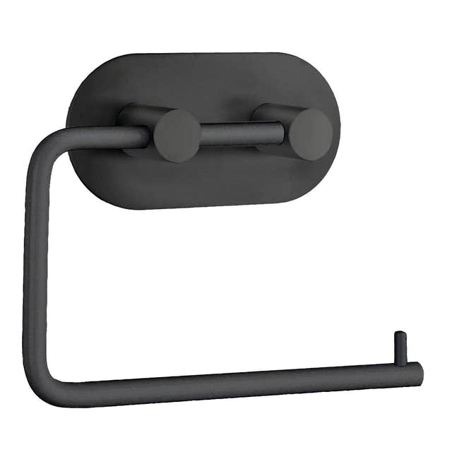 Beslagsboden Toalettpapirholder 1097 - selvklebende Svart matt Beslagsboden Toalettrullholder SM-BB1097