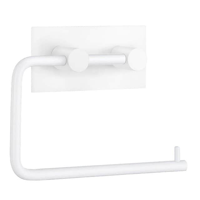 Beslagsboden Toalettpapirholder 1098 - selvklebende Hvit Beslagsboden Toalettrullholder SM-BX1098