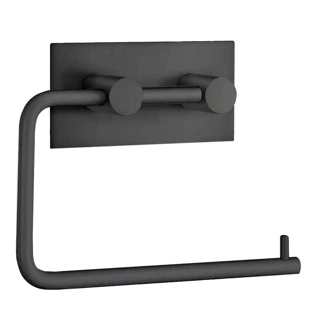 Beslagsboden Toalettpapirholder 1098 - selvklebende Svart matt Beslagsboden Toalettrullholder SM-BB1098